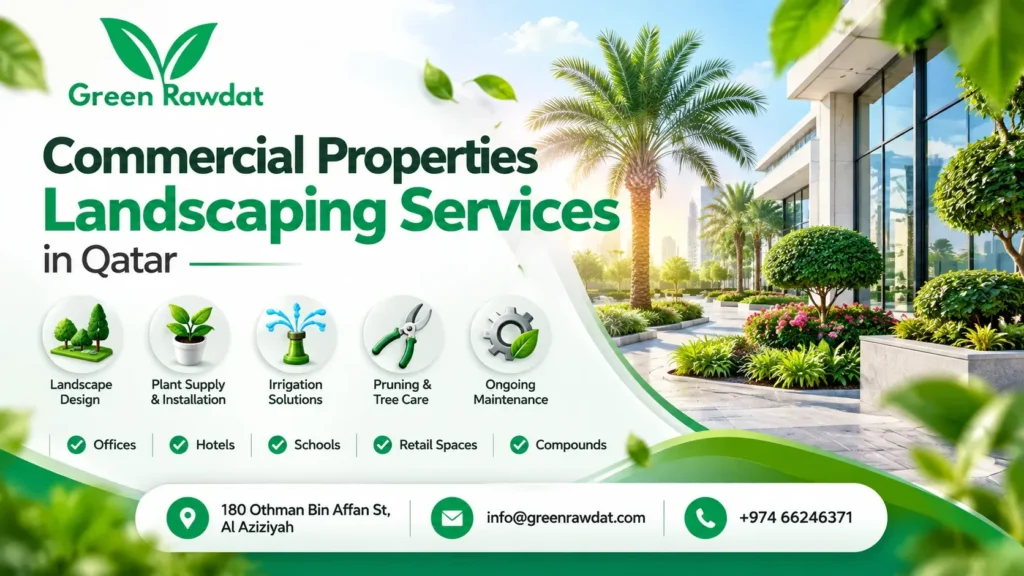 Commercial Properties Landscaping Services in Qatar