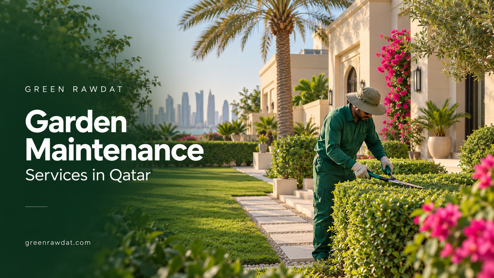 Garden Maintenance Services in Qatar | Green Rawdat